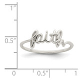Sterling Silver Faith Ring - QR-ADAB67B0-1784