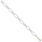 Sterling Silver Fancy Bracelet - QG-7C036C35-3959