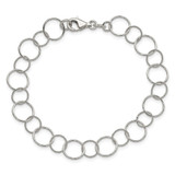 Sterling Silver Fancy Bracelet - QG-ECB903FA-4264