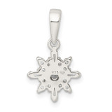 Sterling Silver Fancy CZ Pendant