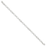 Sterling Silver Fancy Link Anklet - QG-D5D9B116-8716