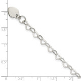 Sterling Silver Fancy Link Bracelet - QG-A402742D-8592