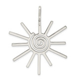 Sterling Silver Fancy Sun Pendant