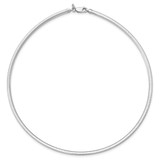 Sterling Silver Flash Gold-plated Reversible 3mm Cubetto Chain - QU-38319C74-3666