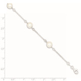 Sterling Silver FW Cultured Pearl Bracelet
