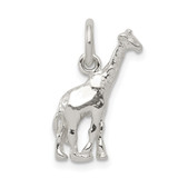 Sterling Silver Giraffe Charm - QC-0E82C55B-9260