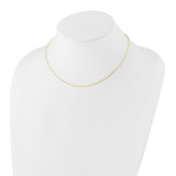 Sterling Silver Gold-tone 1.65mm Paperclip Link 16in w/2in ext Necklace