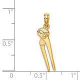 14K 3-D Moveable Pliers Charm