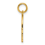 Sterling Silver GP Engraveable Boy Polished Disc Charm - QM-79DE234D-8288