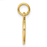 Sterling Silver GP Engraveable Round Polished Disc Charm - QM-387365EF-3125