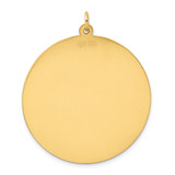Sterling Silver GP Engraveable Round Polished Disc Charm - QM-5E0C59B0-6364
