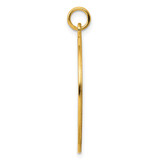 Sterling Silver GP Engraveable Round Polished Disc Charm - QM-B2199108-7948