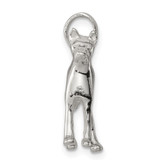 Sterling Silver Great Dane Pendant