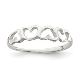 Sterling Silver Heart Ring - QR-00CEE804-3643