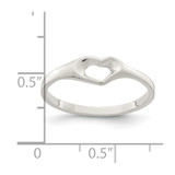 Sterling Silver Heart Ring - QR-24A7DA21-6031