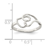 Sterling Silver Heart Ring - QR-A3937172-4262