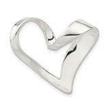 Sterling Silver Heart Slide - QC-3CDBC9CC-9613