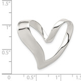 Sterling Silver Heart Slide - QC-3CDBC9CC-9613
