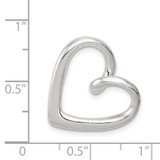 Sterling Silver Heart Slide - QC-B1ACC2BB-8795