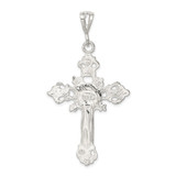 Sterling Silver INRI Crucifix Pendant - QC-686763F0-3854