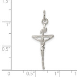 Sterling Silver INRI Crucifix Pendant - QC-E587A75F-6593