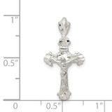 Sterling Silver INRI Crucifix Pendant - QC-F3D07C84-3331