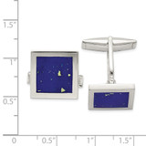 Sterling Silver Lapis Cuff Links - QQ-26759804-9885