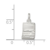 Sterling Silver Laptop Charm