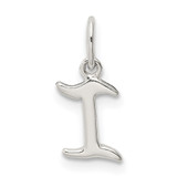Sterling Silver Letter I Initial Charm - QC-93647DDC-8624