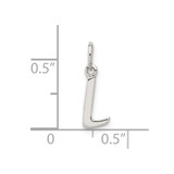 Sterling Silver Letter L Initial Charm - QC-084953ED-2217