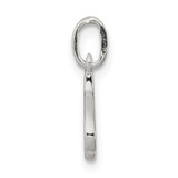 Sterling Silver Letter N Initial Charm - QC-A606DC80-2872