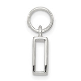 Sterling Silver Letter R Initial Charm - QC-F17BDCCF-5259