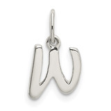 Sterling Silver Letter W Initial Charm - QC-F6776CD8-6252