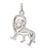 Sterling Silver Lion Charm - QC-D0E5F6F8-2910