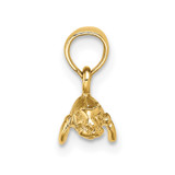 14K 3-D Polished Mini Manatee Charm