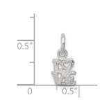 Sterling Silver Love Charm - QC-55476377-2927