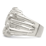 Sterling Silver Men's Nugget Ring - QR-041E0F7E-3611