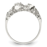 Sterling Silver Men's Nugget Ring - QR-2C8DAF4E-1958