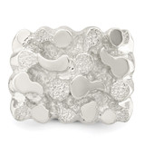 Sterling Silver Men's Nugget Ring - QR-3E740DB1-3298