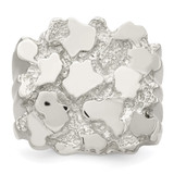 Sterling Silver Men's Nugget Ring - QR-536C2AEF-7139