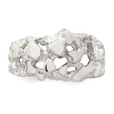 Sterling Silver Men's Nugget Ring - QR-9FCD6C85-4734