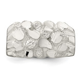 Sterling Silver Men's Nugget Ring - QR-BCA31454-2837