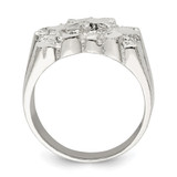 Sterling Silver Men's Nugget Ring - QR-E85AD509-1984