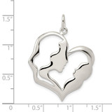 Sterling Silver Mother & Baby Pendant