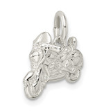 Sterling Silver Motorcycle Charm