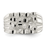 Sterling Silver Nugget Ring - QR-84C8BEFD-8084