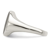 Sterling Silver Onyx Inlay Ring - QR-3D5C99BD-7670