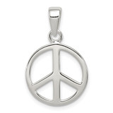 Sterling Silver Peace Sign Pendant
