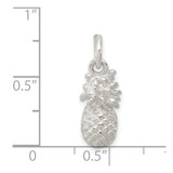 Sterling Silver Pineapple Charm - QC-F3D2FF86-8346