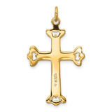 Sterling Silver Platinum-plated & Gold-tone Cross Pendant - QC-A1A9CCCA-1167
